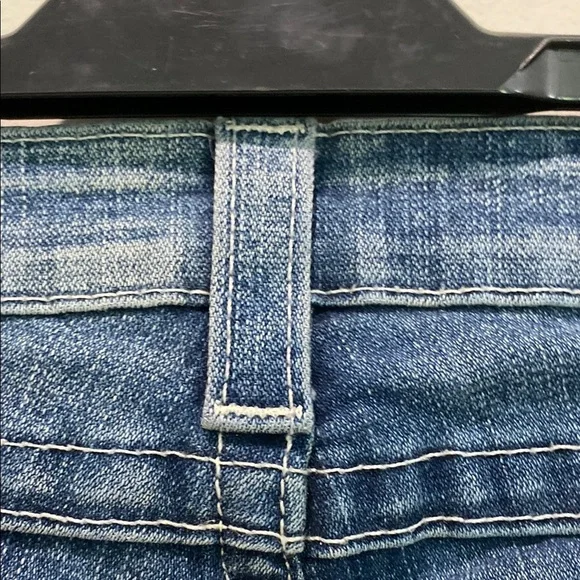 True Religion Jodie Blue Skinny Jeans with Diamond Buttons Size 30 - Picture 11 of 15